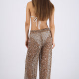 Pantalo lentejuelas crochet