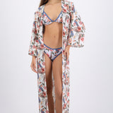 Kimono largo estampado
