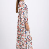 Kimono largo estampado