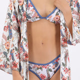 Kimono largo estampado