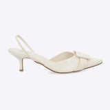 Tacón puntal hebilla sling back