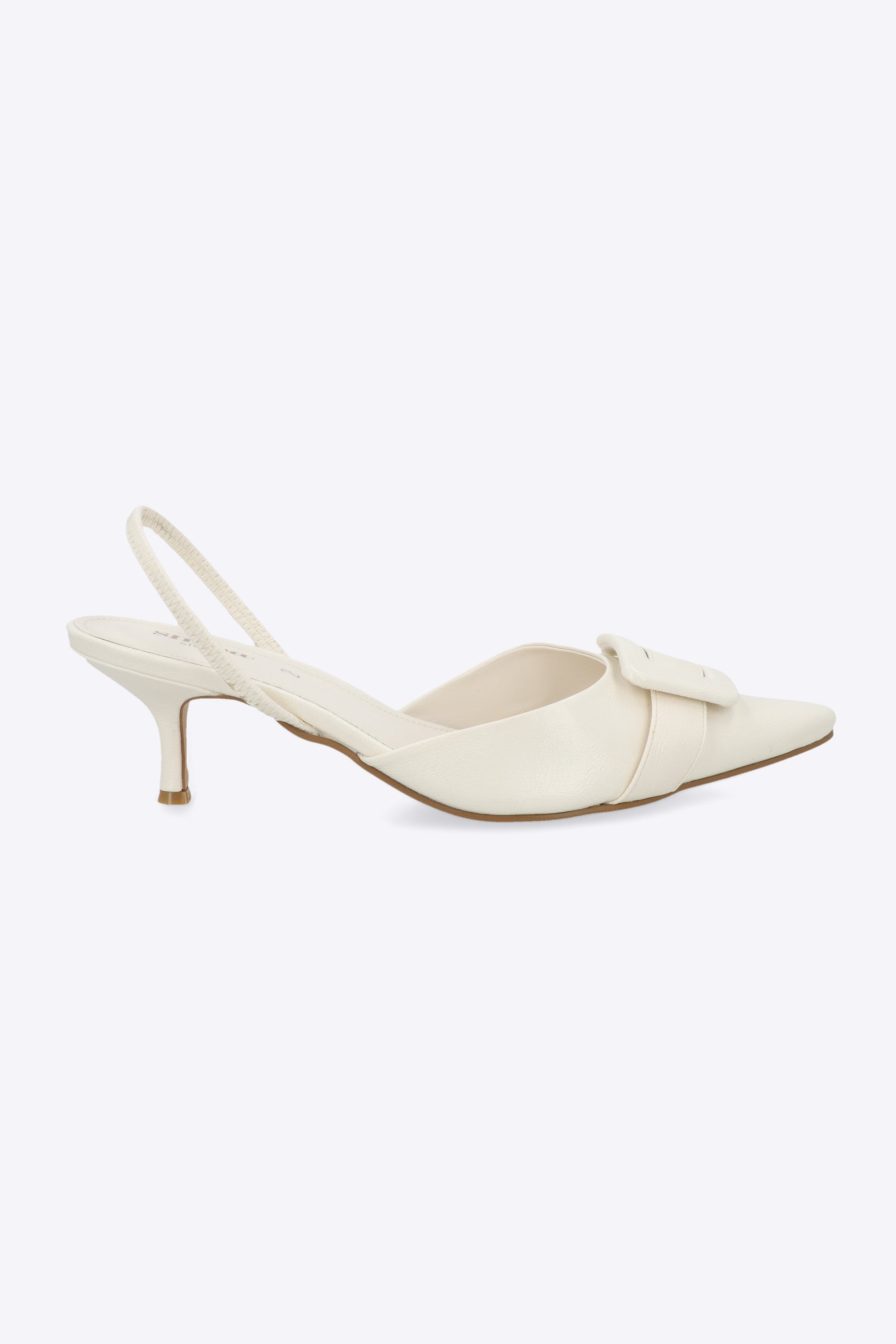 Tacón puntal hebilla sling back