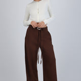 Pantalón tiras hebilla