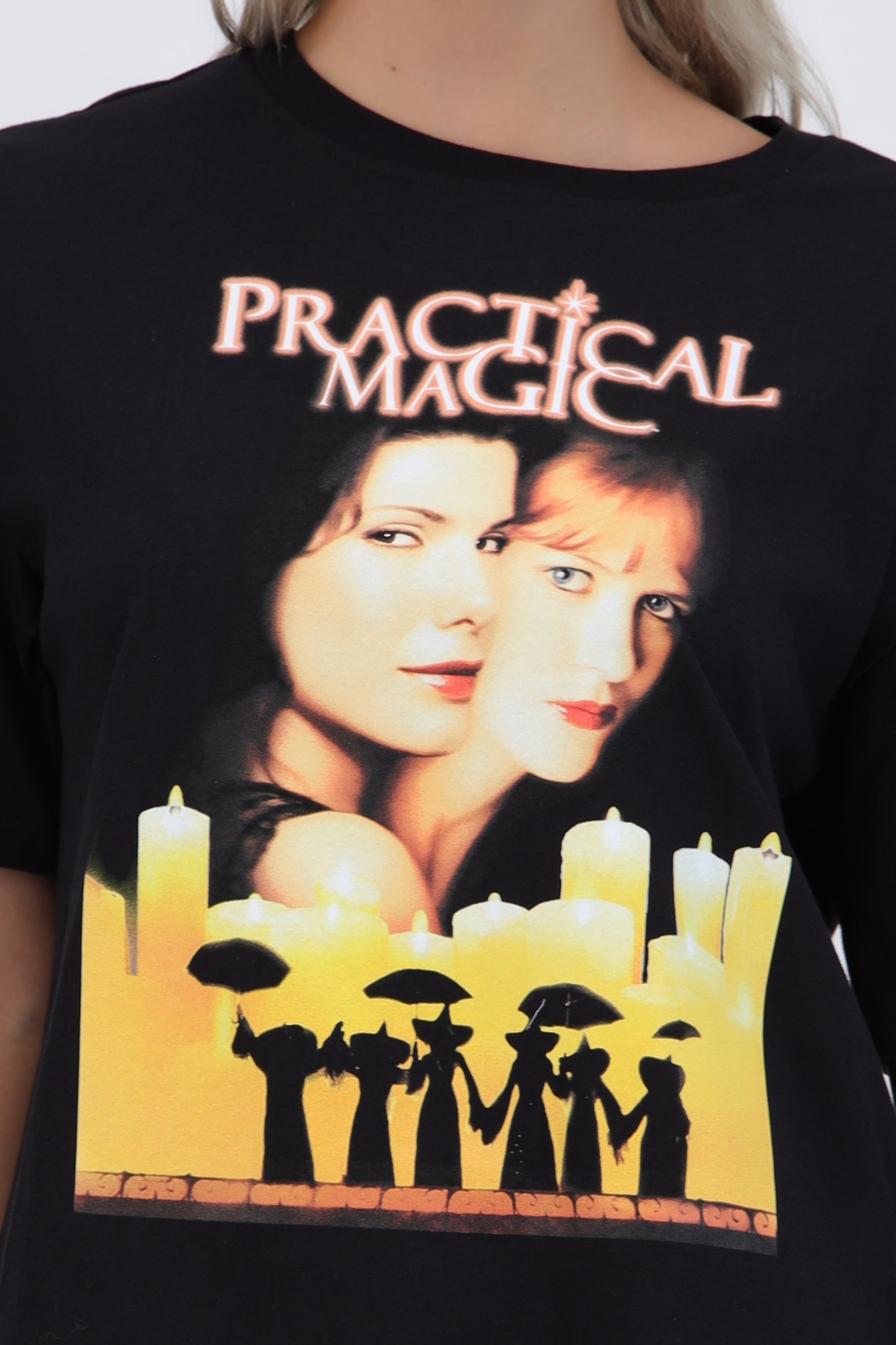 Playera practical magic NEGRO