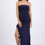 Vestido maxi detalle olan brillos