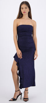 Vestido maxi detalle olan brillos