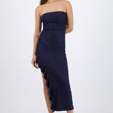Vestido maxi detalle olan brillos