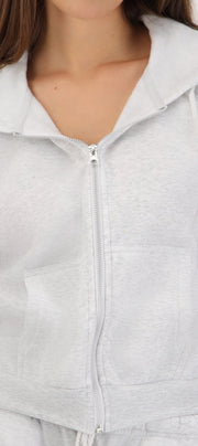 Sudadera con gorro y cierre