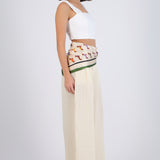 Pantalones texturizados con paliacates
