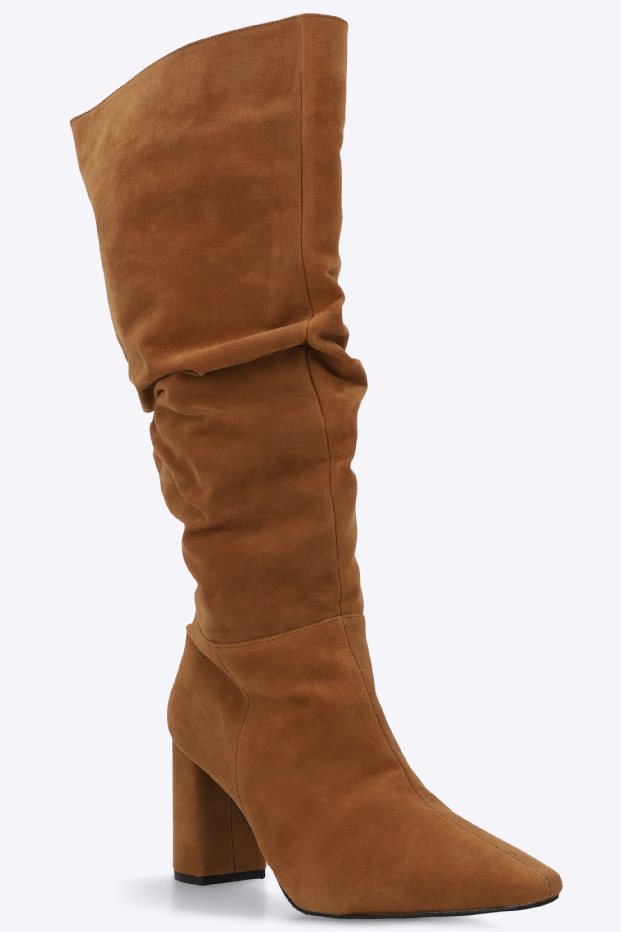 Bota alta slouchy gamucina