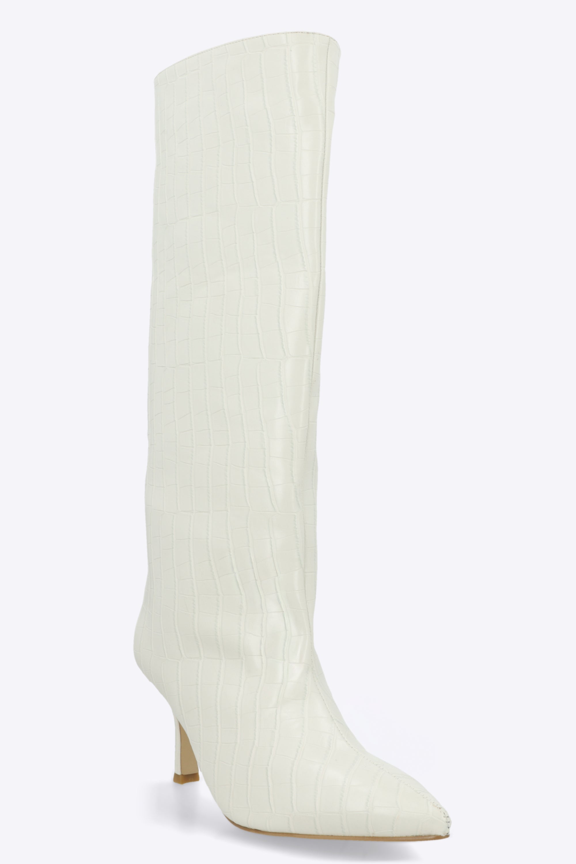 Bota alta croco puntal