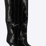 Bota alta croco puntal