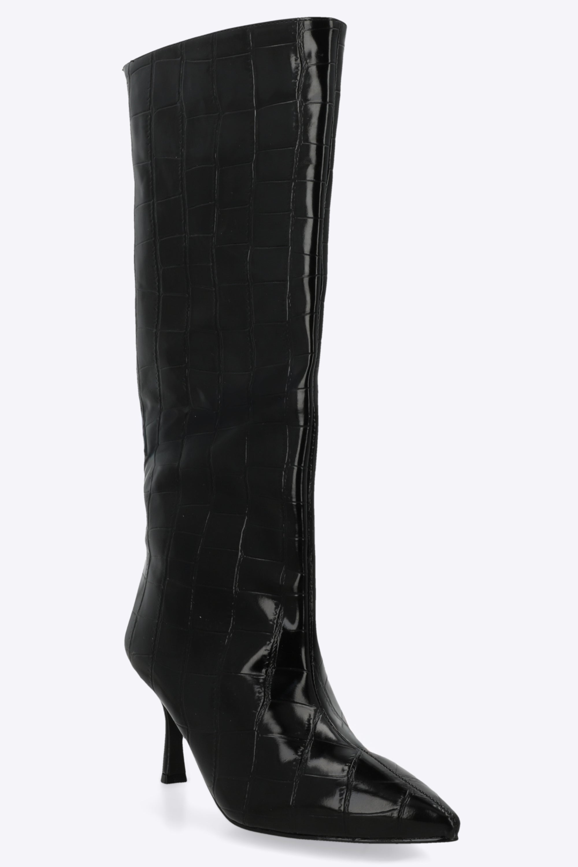 Bota alta croco puntal