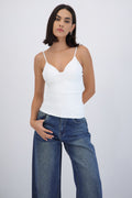 Top tirantes con copa liso