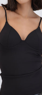 Top tirantes con copa liso