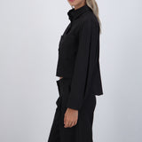Camisa cropped rayas
