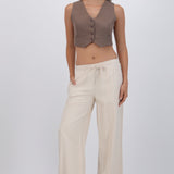 Pantalón fluido tacto suave