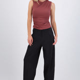 Pantalón barrel ajustable