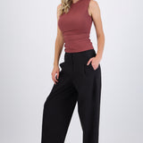 Pantalón barrel ajustable