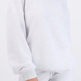 Sudadera oversized con escote barco