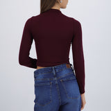 Top manga larga seamless