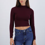 Top manga larga seamless