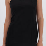 Vestido mini tirantes suede