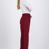 Pantalón amplio detalle cinturón mini
