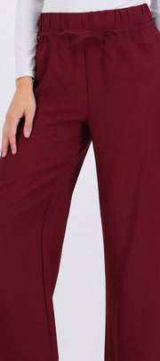 Pantalón amplio detalle cinturón mini