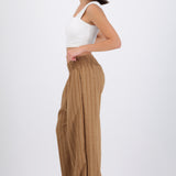Pantalón globo detalle pretina smock