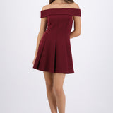 Vestido mini off shoulder