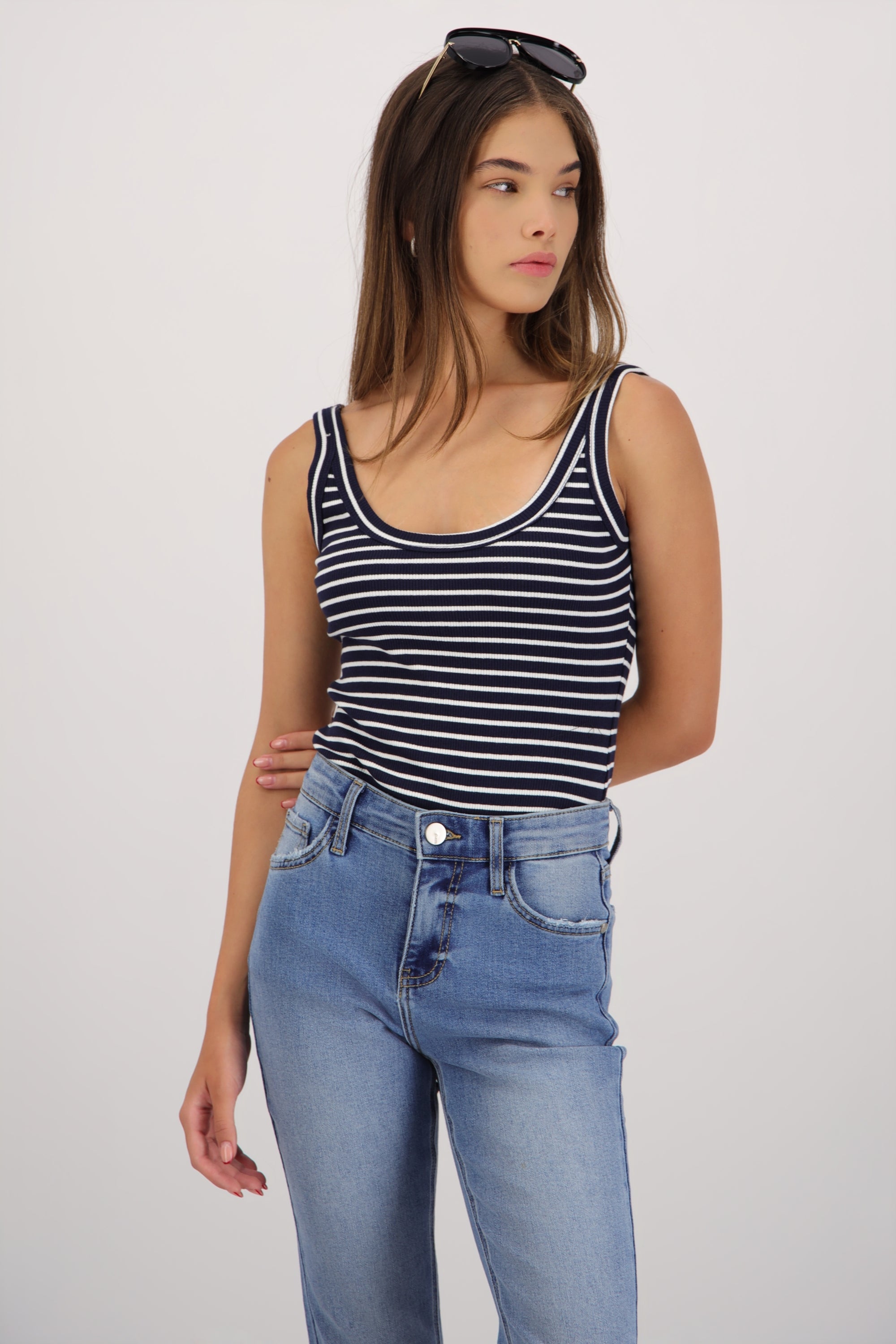 Bodysuit tirantes rayas MARINO COMBO
