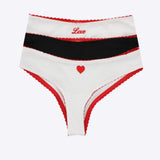 Tripack bikini bordado