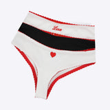 Tripack bikini bordado