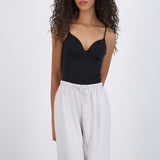 Top liso detalle copas