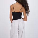 Top liso detalle copas