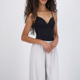 Top liso detalle copas