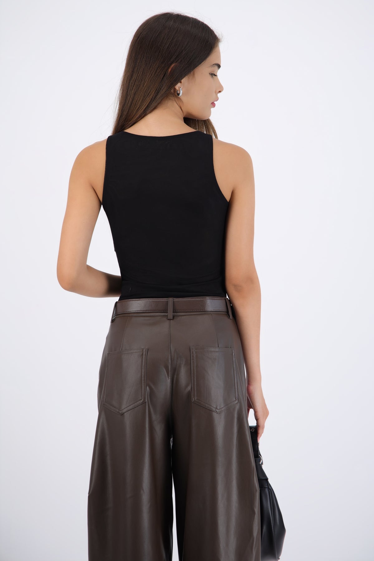 Bodysuit detalle cruce escote NEGRO