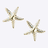 Aretes estrella de mar detalle color