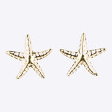 Aretes estrella de mar detalle color