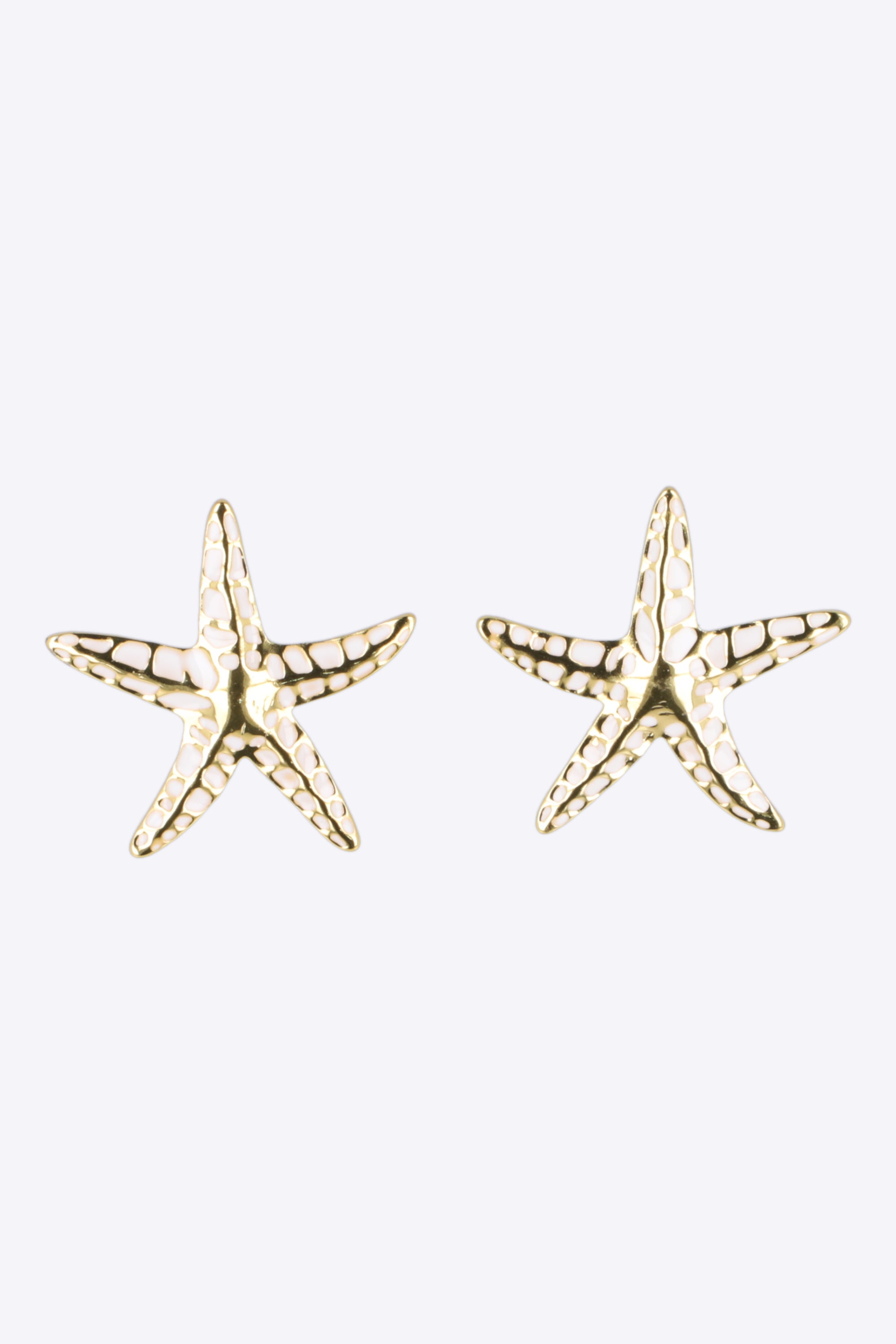 Aretes estrella de mar detalle color