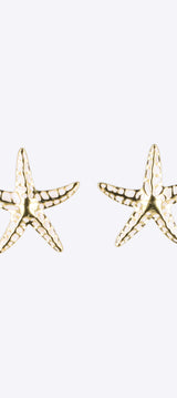 Aretes estrella de mar detalle color