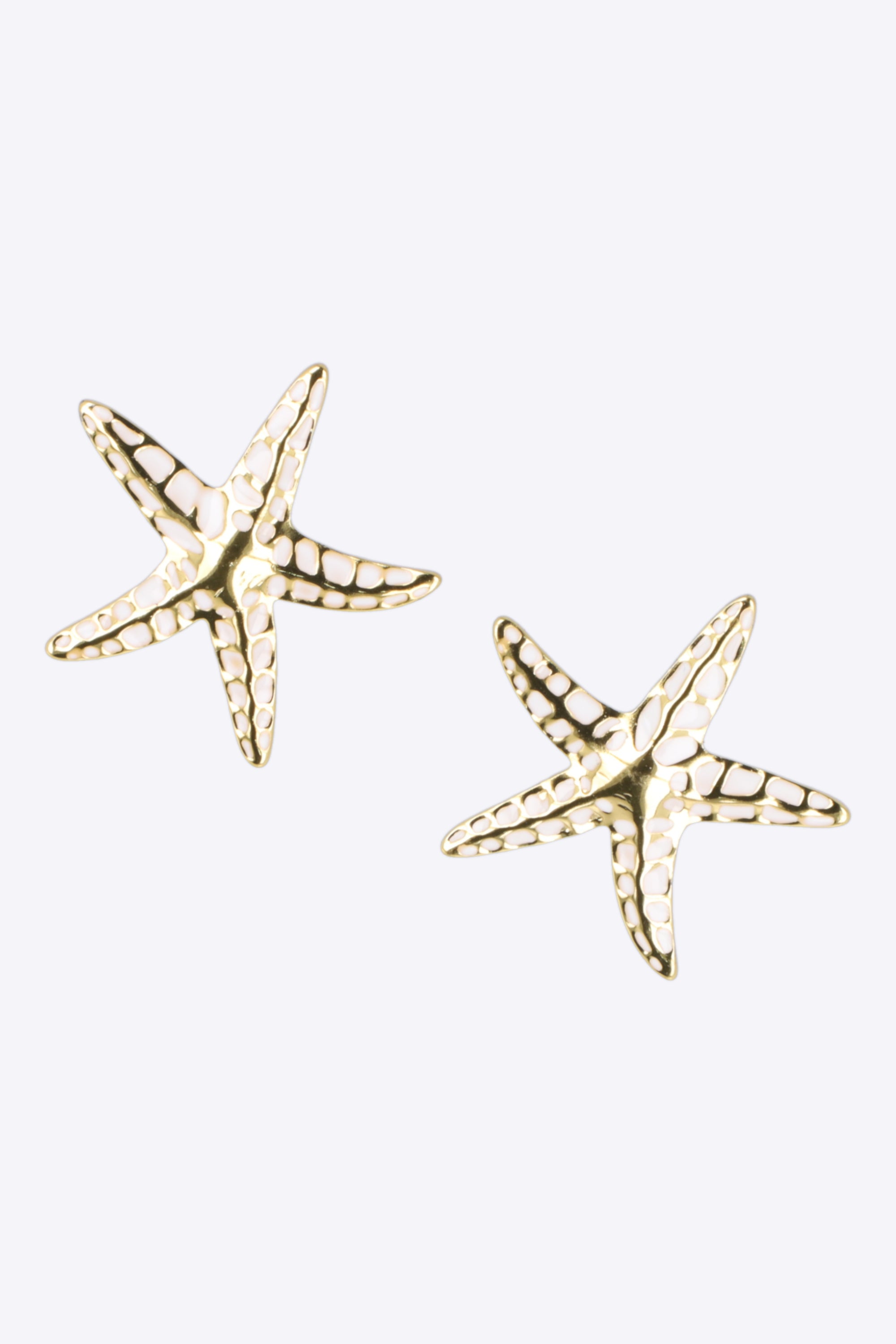 Aretes estrella de mar detalle color