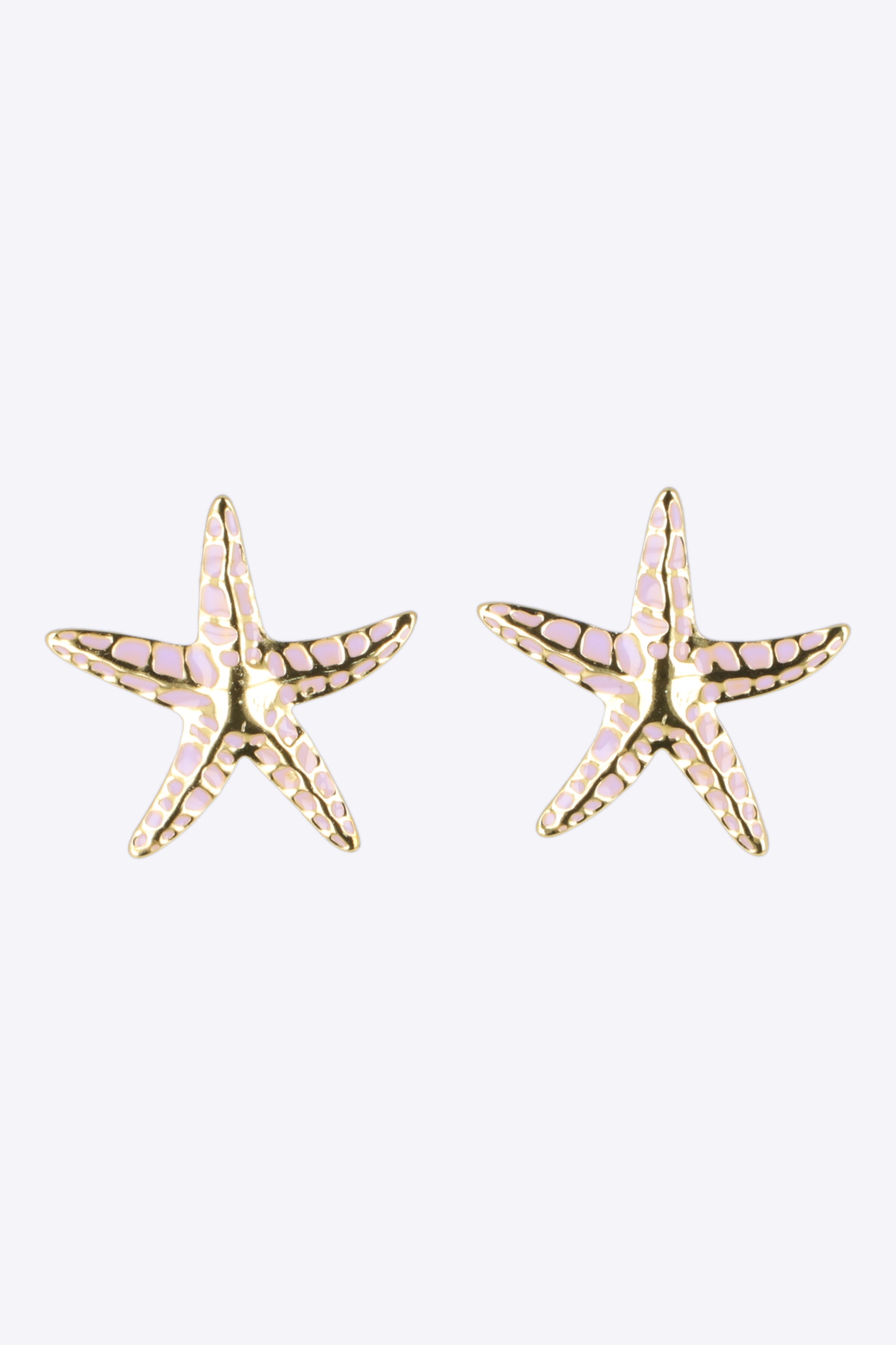 Aretes estrella de mar detalle color