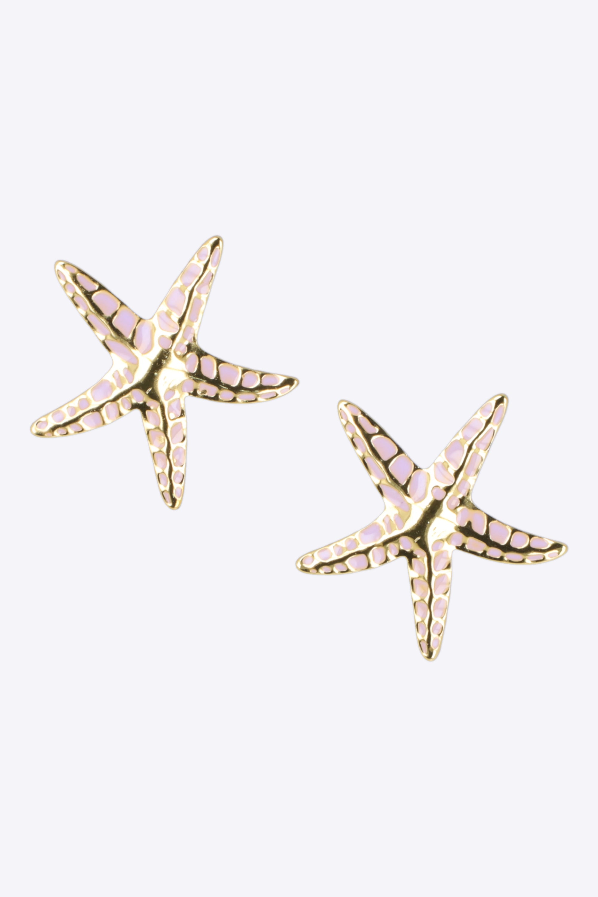 Aretes estrella de mar detalle color