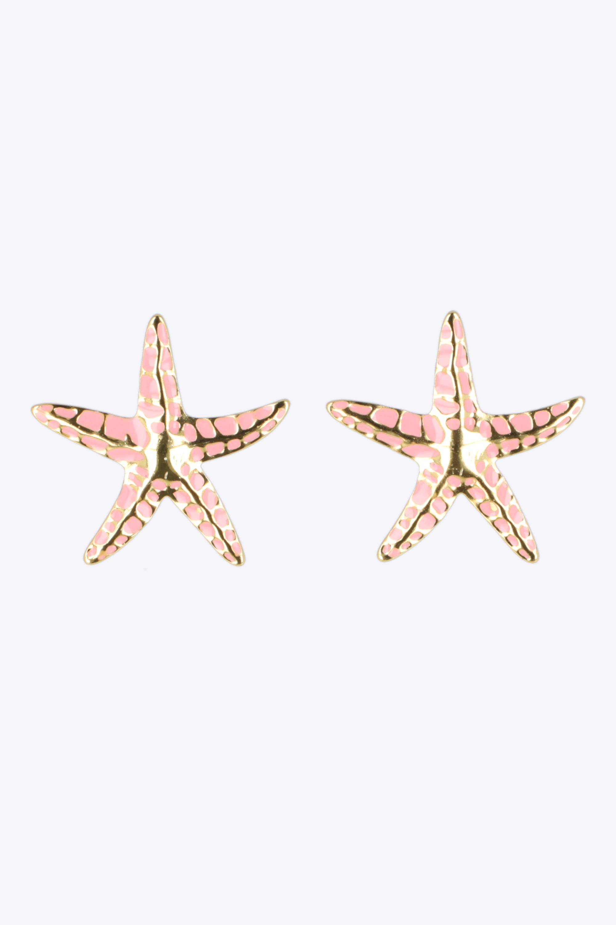 Aretes estrella de mar detalle color