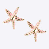 Aretes estrella de mar detalle color