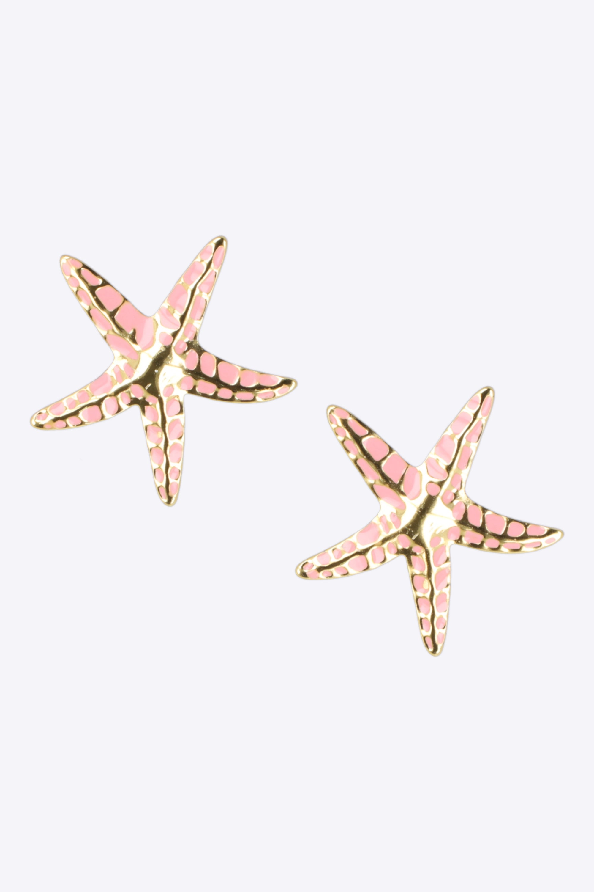 Aretes estrella de mar detalle color