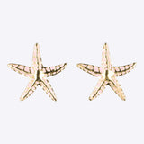 Aretes estrella de mar detalle color