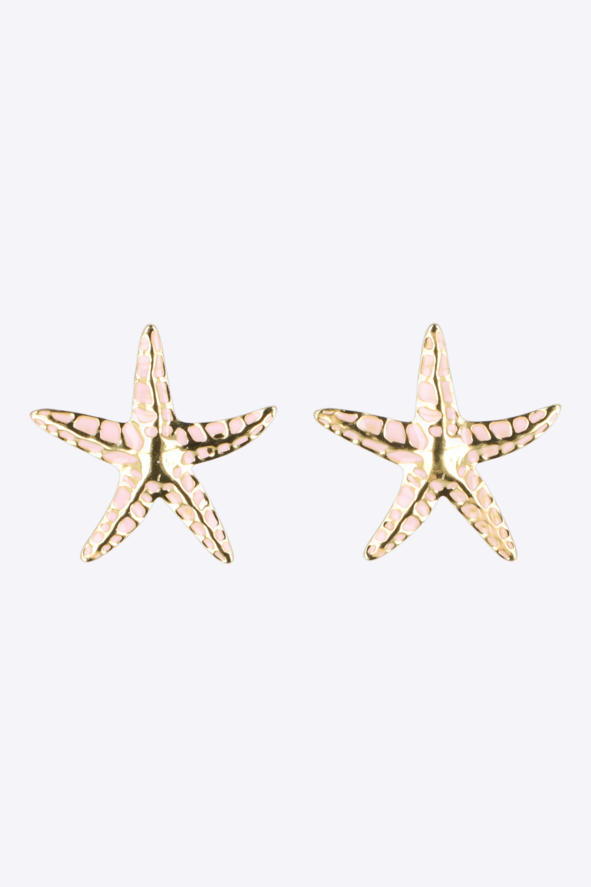 Aretes estrella de mar detalle color